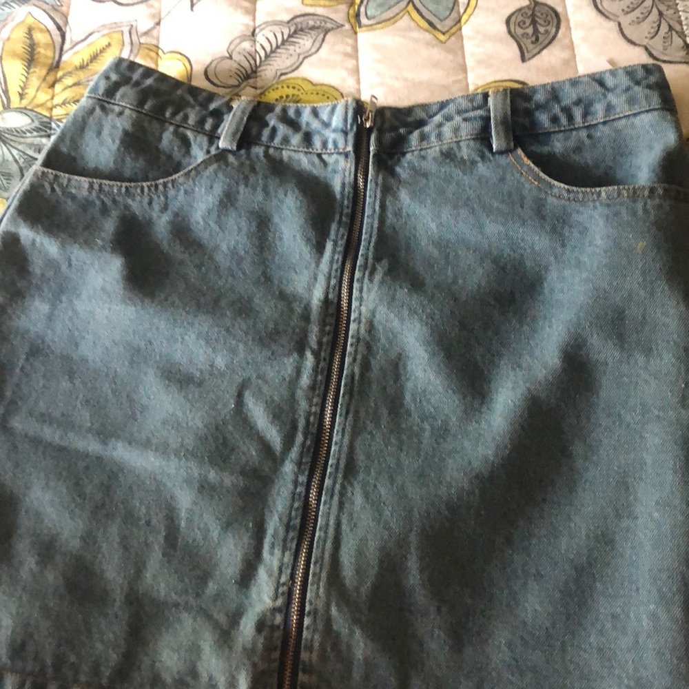 Denim skirt!! NEVER BEEN WORN
